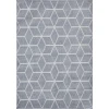Loomaknoti Kissandrah Beraddo Gray/Cream EKI003 5 ft. 3 in. X 7 ft. 3 in. Rectangle Rug
