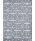 Loomaknoti Kissandrah Beraddo Gray/Cream EKI003 5 ft. 3 in. X 7 ft. 3 in. Rectangle Rug