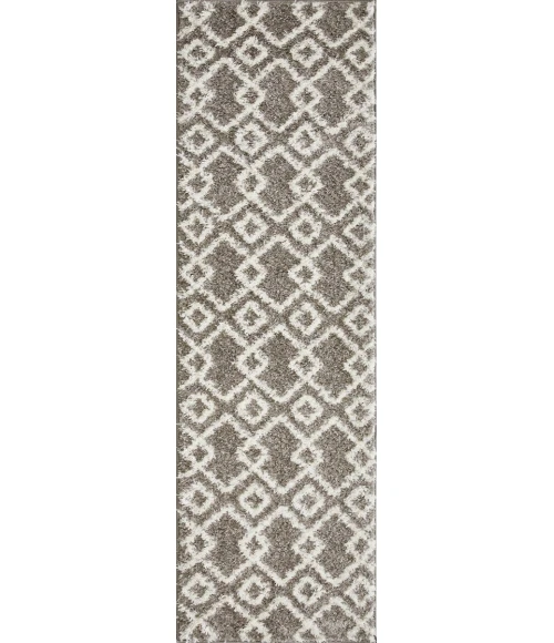 Loomaknoti Vemoa Adeta Gray/Cream EV001 2 ft.  X 6 ft. 7” Rectangle Rug