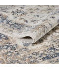 Loomaknoti Kehleigh Adrean Cream/Blue EK008 9 ft. 10 in. X 12 ft. 10 in. Rectangle Rug