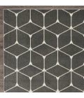 Loomaknoti Tecopa Shamid Gray/White ETR09GRW85 9 ft. 10 in. X 12 ft. 10 in. Rectangle Rug