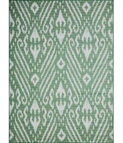 Loomaknoti Breyleigh Calitrah Green/Cream EB005 7 ft. 10 in. X 9 ft. 10 in. Rectangle Rug