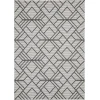 Loomaknoti Breyleigh Charske Cream/Gray EB002 3 ft. X 5 ft. Rectangle Rug