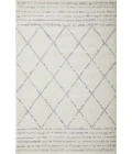 Loomaknoti Kissandrah Bennita Cream/Gray EKI006 4 ft. X 6 ft. Rectangle Rug