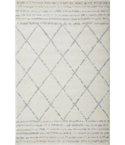 Loomaknoti Kissandrah Bennita Cream/Gray EKI006 4 ft. X 6 ft. Rectangle Rug