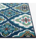 Loomaknoti Tecopa Turberry Blue/White ETR16BWH08 2 ft.  X 3 ft.  Rectangle Rug