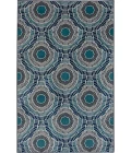 Loomaknoti Tecopa Ferley Blue/Green ETR04GB08 2 ft.  X 3 ft.  Rectangle Rug