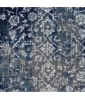 Loomaknoti Aysal Alazah Blue/Cream EAY001 3 ft. 3 in. X 5 ft. 3 in. Rectangle Rug