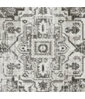 Loomaknoti Rhane Alemern Gray/Cream ER019 3 ft. 3” X 5 ft. 3” Rectangle Rug