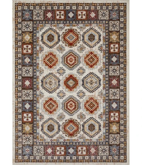Loomaknoti Alsbrooke Delary Cream/Beige EA005 9 ft. 10 in. X 12 ft. 10 in. Rectangle Rug