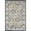 Loomaknoti Kehleigh Dravan Blue/Cream EK001 4 ft. X 6 ft. Rectangle Rug