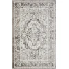 Loomaknoti Rhane Valok Gray/Cream ER003 3 ft. 3 in. X 5 ft. 3 in. Rectangle Rug