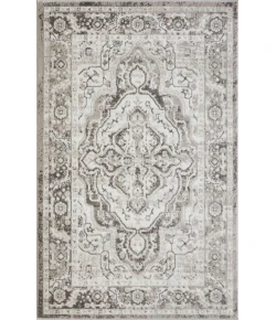 Loomaknoti Rhane Valok Gray/Cream ER003 3 ft. 3 in. X 5 ft. 3 in. Rectangle Rug