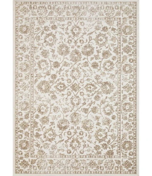 Loomaknoti Aysal Alazah Cream/Beige EAY001 9 ft. 10 in. X 12 ft. 10 in. Rectangle Rug