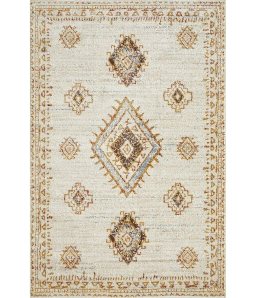 Loomaknoti Alsbrooke Temarnie Cream/Beige EA007 4 ft. X 6 ft. Rectangle Rug
