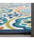 Loomaknoti Tecopa Nerleno Blue/Orange ETR01MI50 4 ft.  X 6 ft.  Rectangle Rug