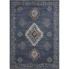 Loomaknoti Alsbrooke Temarnie Blue/Cream EA007 6 ft. 7 in. X 9 ft. 2 in. Rectangle Rug