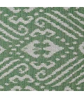 Loomaknoti Breyleigh Calitrah Green/Cream EB005 4 ft. X 6 ft. Rectangle Rug