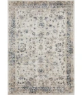 Loomaknoti Kehleigh Adrean Cream/Blue EK008 9 ft. 10 in. X 12 ft. 10 in. Rectangle Rug