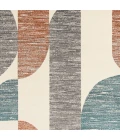 Loomaknoti Tecopa Trayza White/Gray ETR20WG12 2 ft.  X 6 ft. 7” Rectangle Rug