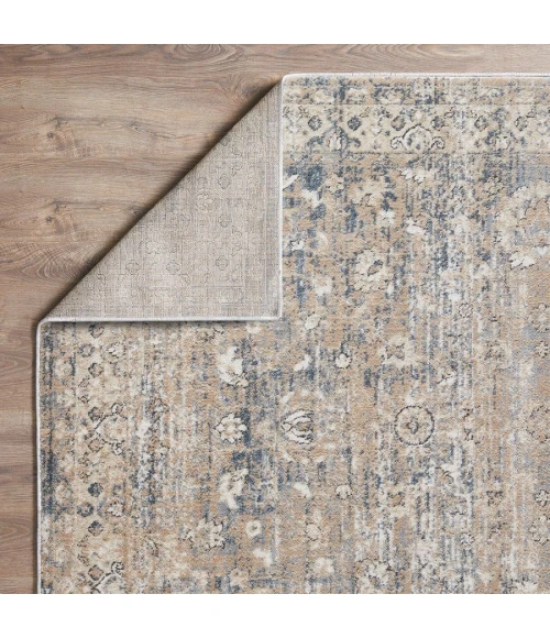 Loomaknoti Kehleigh Alveranzi Blue/Cream EK007 2 ft. X 3 ft. Rectangle Rug