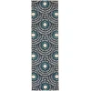 Loomaknoti Tecopa Ferley Blue/White ETR04BWH12 2 ft. X 6 ft. 7 in. Rectangle Rug
