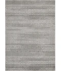 Loomaknoti Breyleigh Canderz Cream/Gray EB008 5 ft. 3 in. X 7 ft. 3 in. Rectangle Rug
