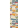 Central Oriental Fontna Parkia Cream Area Rug 2 ft. 2 in. X 7 ft. 6 in. Rectangle