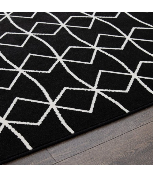 Loomaknoti Tecopa Tamariez Black/White ETR11BLW20 3 ft. 3” X 5 ft. 3” Rectangle Rug