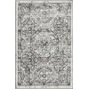 Loomaknoti Rhane Alvezi Gray/Cream ER017 2 ft. X 3 ft. Rectangle Rug