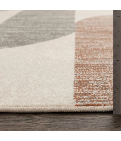 Loomaknoti Tecopa Trayza White/Gray ETR20WG12 2 ft.  X 6 ft. 7” Rectangle Rug
