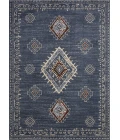 Loomaknoti Alsbrooke Temarnie Blue/Cream EA007 7 ft. 10 in. X 9 ft. 10 in. Rectangle Rug