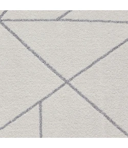 Loomaknoti Kissandrah Bixelm Cream/Gray EKI002 3 ft. 3 in. X 5 ft. 3 in. Rectangle Rug