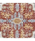 Loomaknoti Alsbrooke Kapirah Cream/Blue EA008 4 ft. X 6 ft. Rectangle Rug