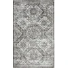Loomaknoti Rhane Alvezi Gray/Cream ER017 3 ft. 3 in. X 5 ft. 3 in. Rectangle Rug