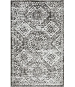 Loomaknoti Rhane Alvezi Gray/Cream ER017 3 ft. 3 in. X 5 ft. 3 in. Rectangle Rug