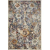 Loomaknoti Alsbrooke Amibell Blue/Cream EA002 4 ft. X 6 ft. Rectangle Rug