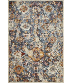 Loomaknoti Alsbrooke Amibell Blue/Cream EA002 4 ft. X 6 ft. Rectangle Rug
