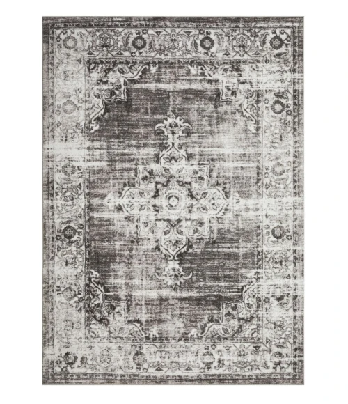 Loomaknoti Rhane Allinzie Cream/Gray ER021 9 ft. 10 in. X 12 ft. 10 in. Rectangle Rug