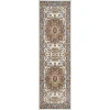Loomaknoti Alsbrooke Amrenta Cream/Blue EA001 2 ft. X 6 ft. 7 in. Rectangle Rug