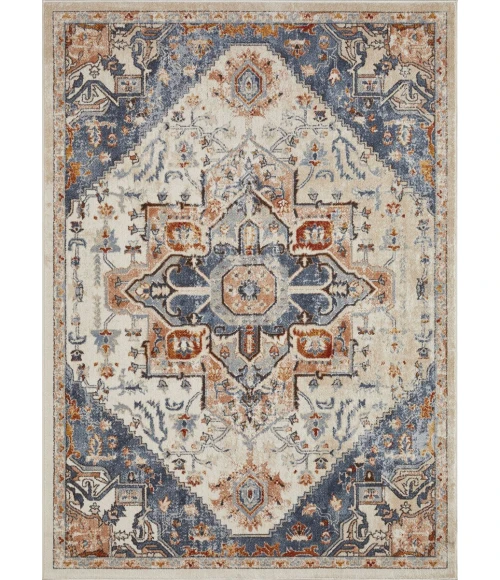 Loomaknoti Alsbrooke Obinda Cream/Beige EA009 9 ft. 10 in. X 12 ft. 10 in. Rectangle Rug