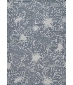 Loomaknoti Breyleigh Cerimia Blue/Cream EB007 9 ft. 10 in. X 12 ft. 10 in. Rectangle Rug