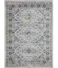 Loomaknoti Kehleigh Avnorie Cream/Blue EK012 6 ft. 7 in. X 9 ft. 2 in. Rectangle Rug