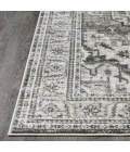 Loomaknoti Rhane Alvner Gray/Cream ER018 6 ft. 7” X 9 ft. 2” Rectangle Rug