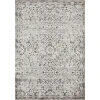 Loomaknoti Rhane Alreka Gray/Cream ER022 5 ft. 3 in. X 7 ft. 3 in. Rectangle Rug