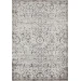 Loomaknoti Rhane Alreka Gray/Cream ER022 5 ft. 3 in. X 7 ft. 3 in. Rectangle Rug