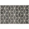 Loomaknoti Tecopa Shamid Gray/White ETR09GRW20 3 ft. 3 in. X 5 ft. 3 in. Rectangle Rug