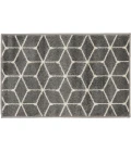 Loomaknoti Tecopa Shamid Gray/White ETR09GRW08 2 ft.  X 3 ft.  Rectangle Rug