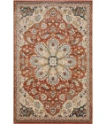 Loomaknoti Malanie Charler Red/Beige EM002 4 ft. X 6 ft. Rectangle Rug