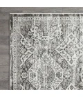 Loomaknoti Rhane Alvezi Gray/Cream ER017 5 ft. 3” X 7 ft. 3” Rectangle Rug
